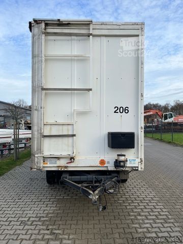 Remorcă 3-Achsen Plateau Plane zwangsgelenkt Anhäng -206