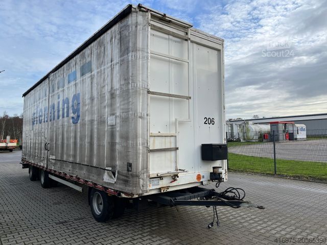 Remorcă 3-Achsen Plateau Plane zwangsgelenkt Anhäng -206