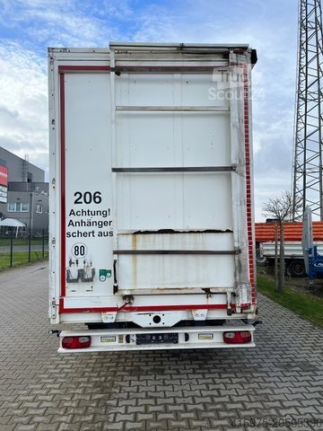 Aanhangwagen  3-Achsen Plateau Plane zwangsgelenkt Anhäng -206