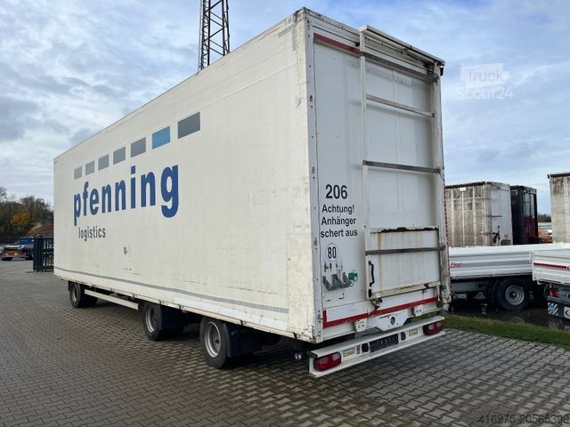 Remorcă 3-Achsen Plateau Plane zwangsgelenkt Anhäng -206