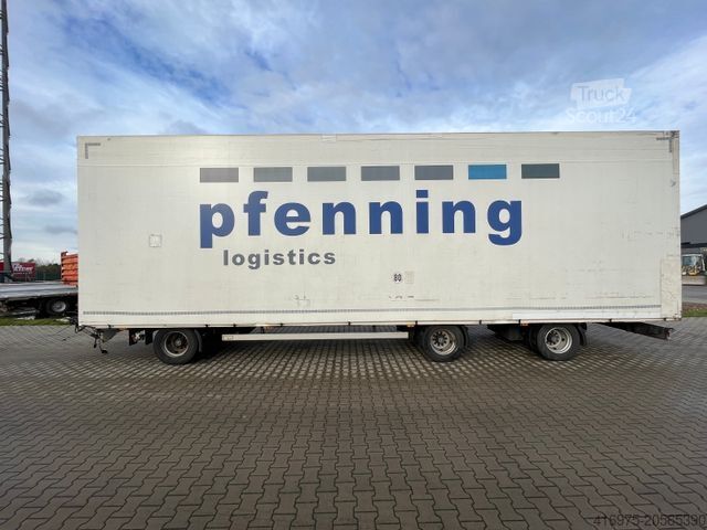 Aanhangwagen  3-Achsen Plateau Plane zwangsgelenkt Anhäng -206