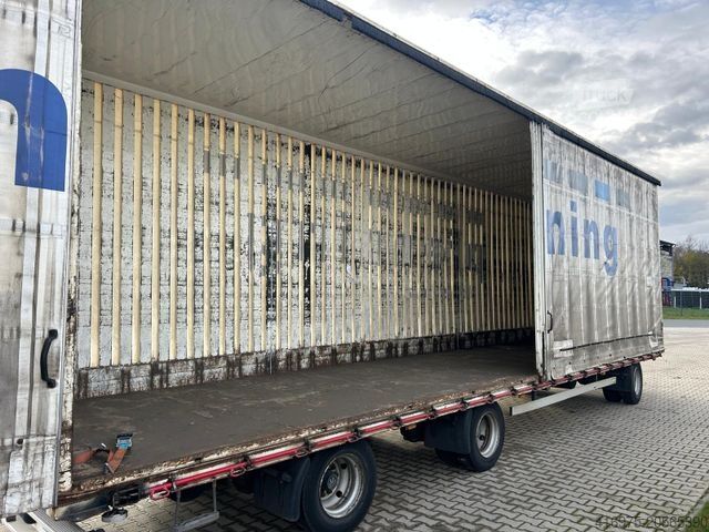 Remorcă 3-Achsen Plateau Plane zwangsgelenkt Anhäng -206