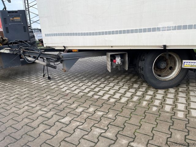 Trailer  3-Achsen Plateau Plane zwangsgelenkt Anhäng -206