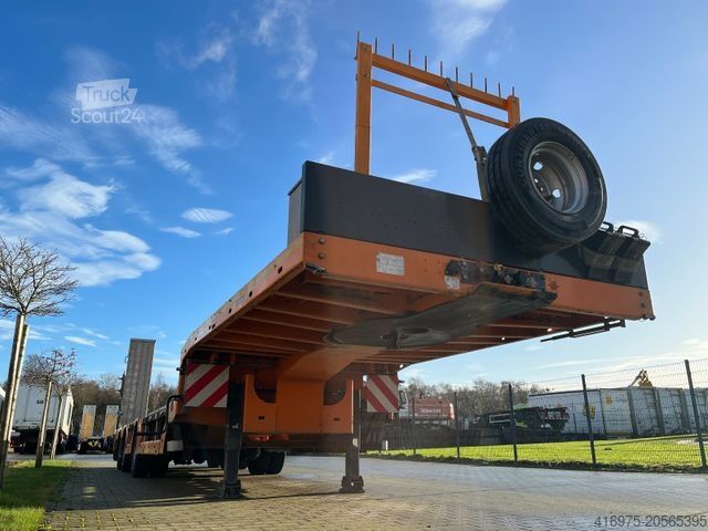 Semiremorcă cu platformă joasă GOLDHOFER Stepstar STN-L3, 2 Paar Radmulden