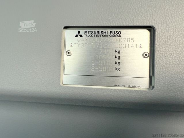 Damperli panelvan MITSUBISHI FUSO Canter 7C18 /Meiller-3-Seitenkipper/AHK3,5t