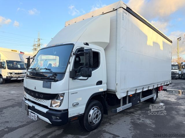 Camion bâché MITSUBISHI FusoCanter 7C18/Automatik/Schiebeplane+Edscha/