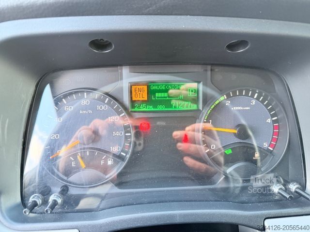 Camion bâché MITSUBISHI FusoCanter 7C18/Automatik/Schiebeplane+Edscha/