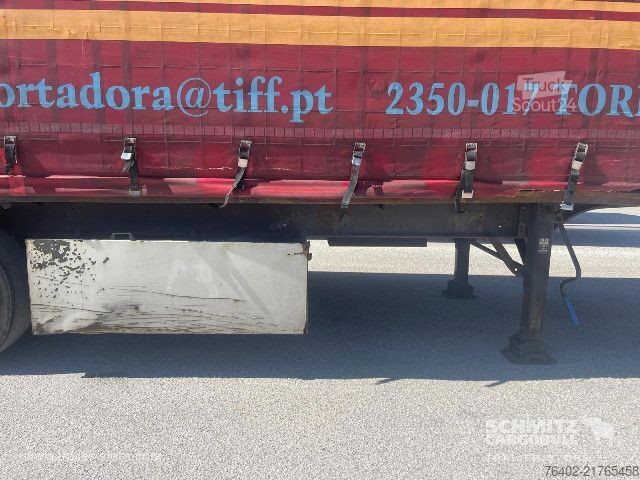 Auflieger mit Pritsche & Plane Krone Semitrailer Curtainsider Standard
