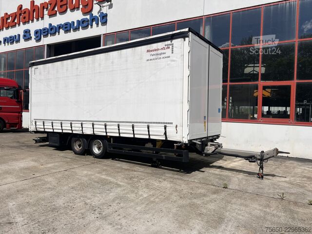 Brandalı açık römork Möslein TPW 105 D Schwebheim  Tandemplanenanhänger durchladbar