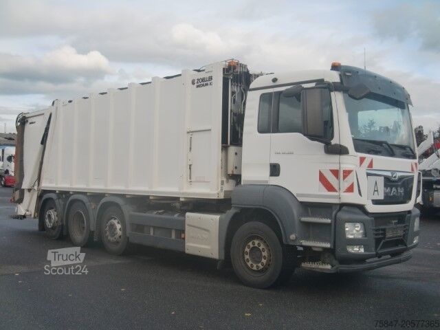 Tovornjak za odpadke MAN TGS 31.360 8x2-6 Zoeller Moba Hecklader