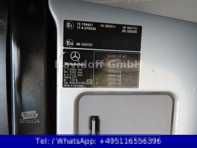 Aukštas mikroautobusas MERCEDES-BENZ Nr.20 Sprinter 516 CDI 4X4 2.Hand / Klima / AHK