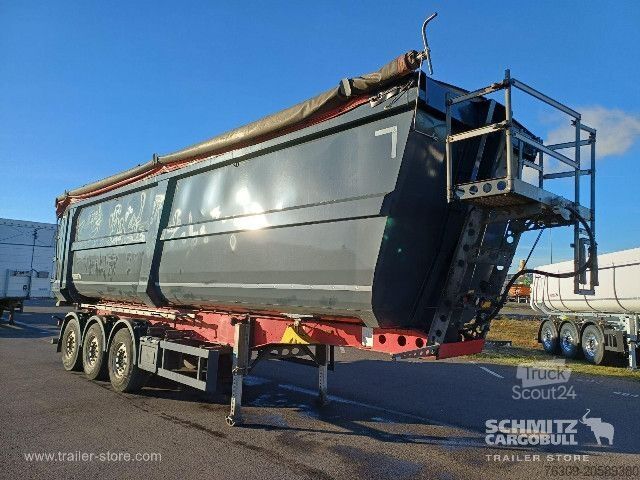 Semi-remorque benne Schmitz Cargobull Kipper Stahlrundmulde 51m³