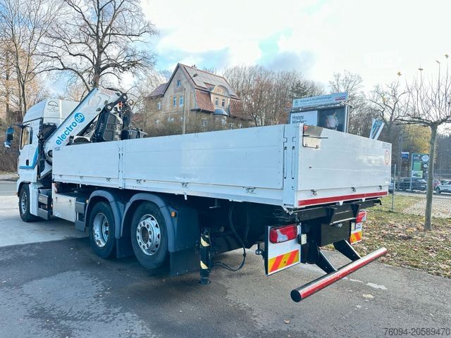 Ciężarówka z płaską platformą MAN TGA 26.400 6x2 Wechselpr. KRAN 25m Seilwinde