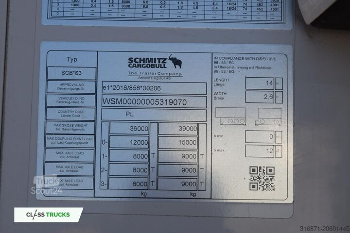 Jäähdytyspuoliperävaunu SCHMITZ CARGOBULL SKO DDeck FP45 TK SLXi 300 LA h2.7m