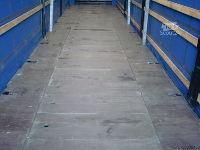 Priekaba su plokščia platforma ir brezentu Krone SDP 27 Coil 8.600 bahnverladbar