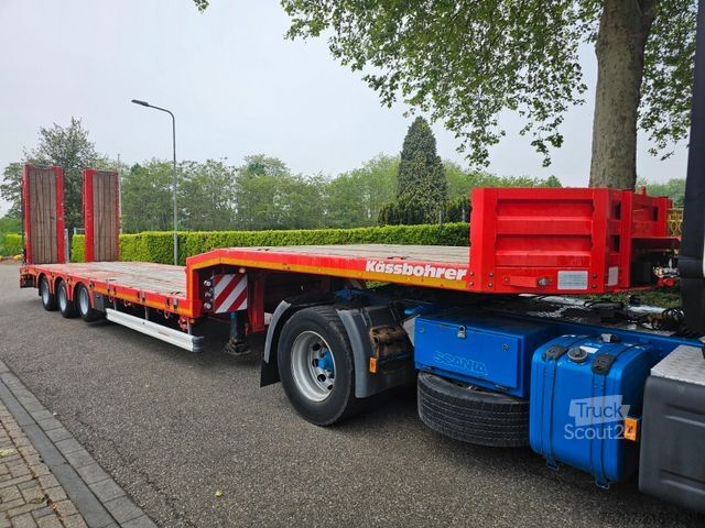 Alçak şasi dorse KÄSSBOHRER LB3E Mit Hydrauliesche Rampen