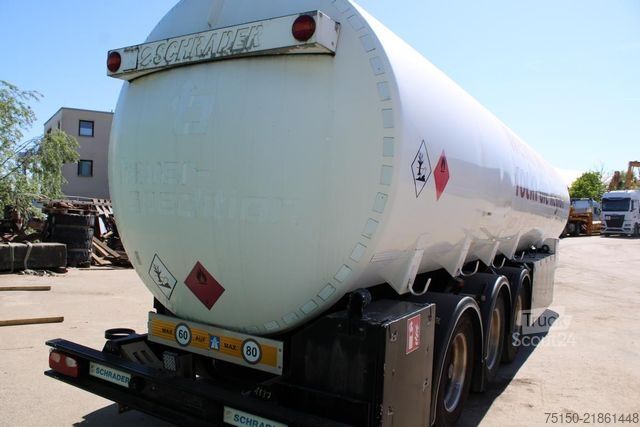 Tanker yarı römork SCHRADER Z-STA 24-44,3/4 -Diesel/Benzin PEILSTAB Nr.: 879