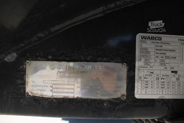 Полуприцеп-цистерна SCHRADER Z-STA 24-44,3/4 -Diesel/Benzin PEILSTAB Nr.: 920