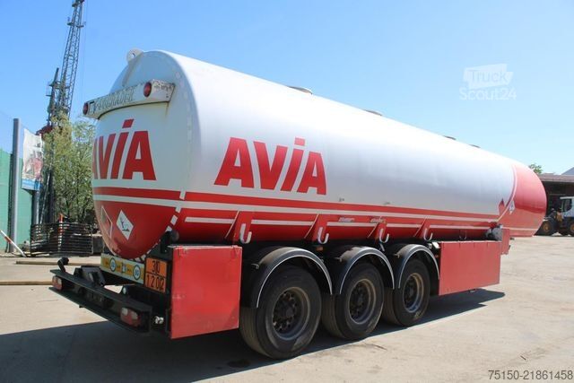 Puspiekabes cisterna SCHRADER Z-STA 24-44,3/4 -Diesel/Benzin PEILSTAB Nr.: 920