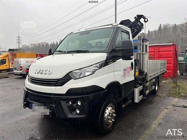 Camion-grue Iveco 70W 4x4 Crane truck w/ Palfinger PK7.501