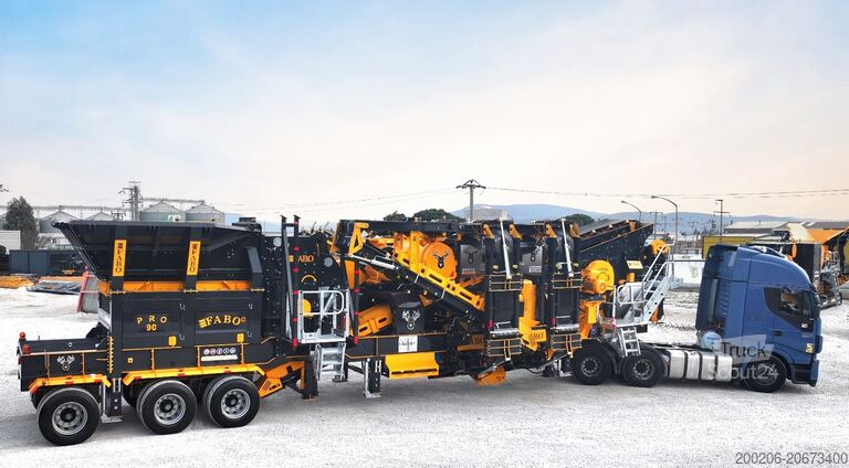 Matériel de broyage FABO crusher Pro-90 Mobile Crushing equipment