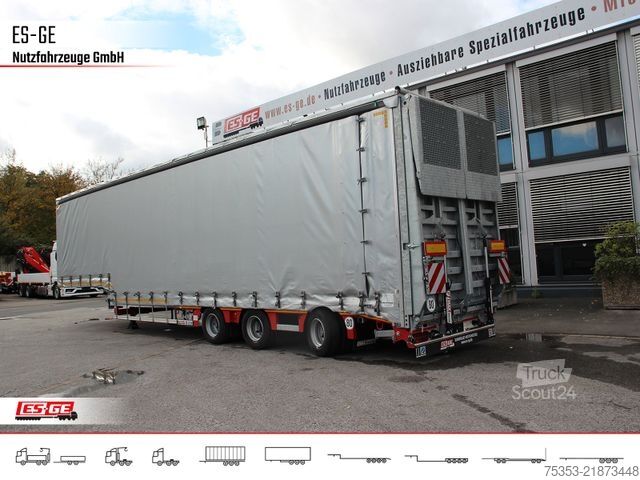 Низькорамний напівпричіп FAYMONVILLE MAX Trailer MAX100 Semi-Tieflader 2tlg. Rampen