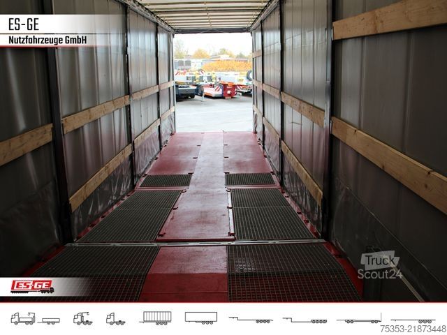 Reboque de plataforma rebaixada FAYMONVILLE MAX Trailer MAX100 Semi-Tieflader 2tlg. Rampen