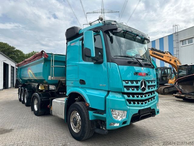 Стандартный седельный тягач MERCEDES-BENZ 1845 Arocs SZM 4x4 HAD Alufelgen + Kippaulieger