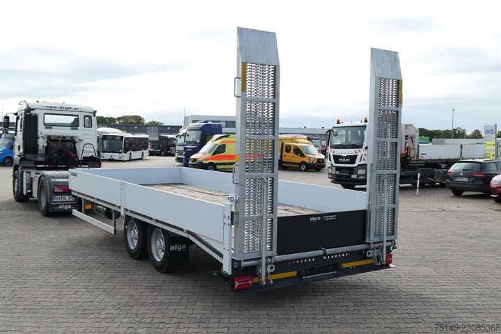 Nízkozdvižný príves  alga TAT-B 110, 6.300mm lang, 2x am Lager,Rampen