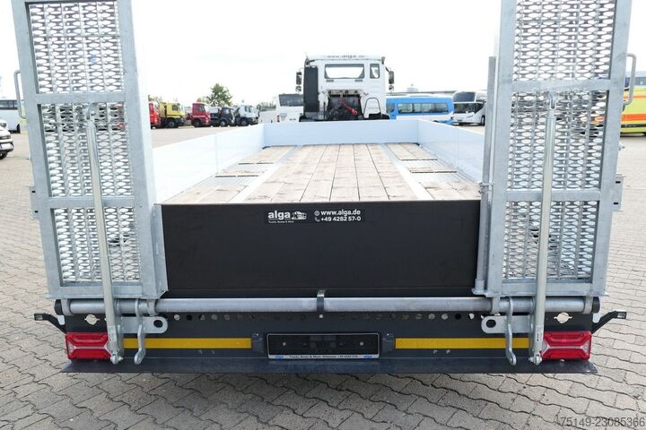 Nízkozdvižný príves  alga TAT-B 110, 6.300mm lang, 2x am Lager,Rampen