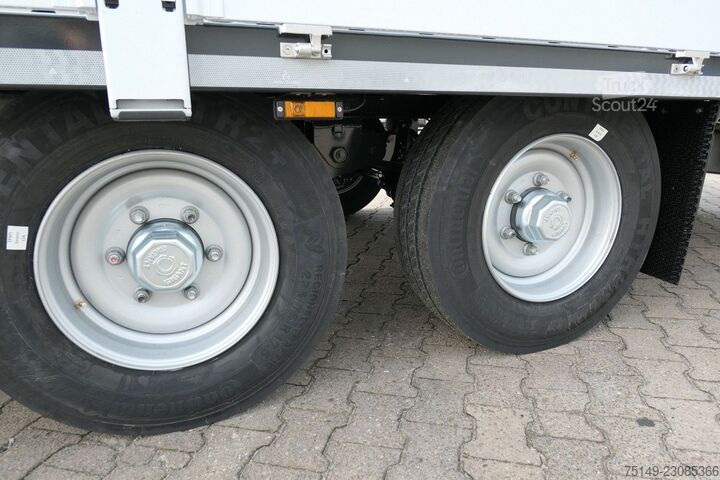 Nízkozdvižný príves  alga TAT-B 110, 6.300mm lang, 2x am Lager,Rampen