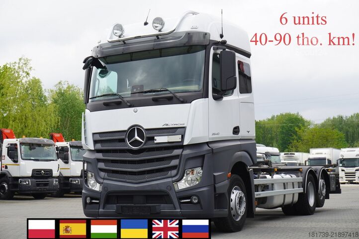 BDF / sürüş dersleri için Mercedes-Benz Actros 2540 6x2 / 80 tho. km! / 5-seater
