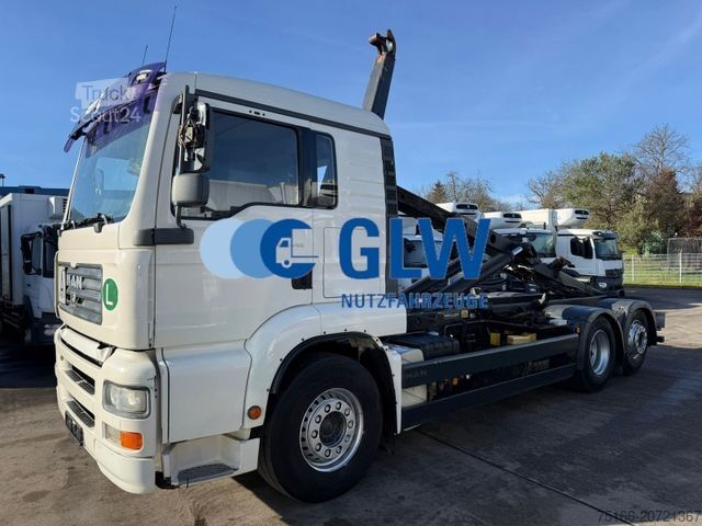 Контейнеровоз з гачком (рол-офф) MAN TGA 26.440 BL Abrollkipper*Klima*AHK*LENKACHSE