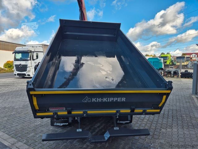 Dreiseitenkipper LKW IVECO AD200X46/P HR OFF Palfinger PK 12.501 Funk AHK