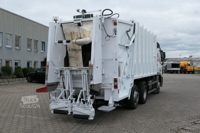 Camion à ordures MERCEDES-BENZ 2532 L Actros 6x2, Medium X2EC23, Zöller 321