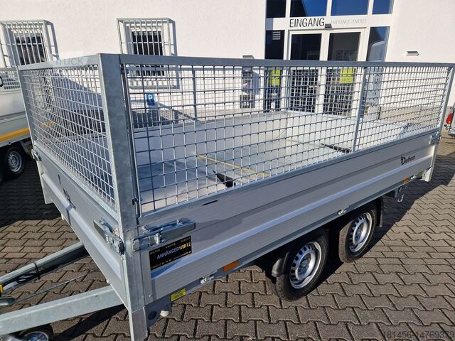 Remolque basculante Debon PW Kipper elektro mit Laubgitter direkt