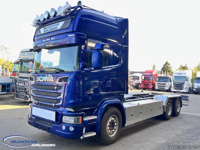 Važiuoklė su kabina Scania R730 V8 6x4, Retarder, Clutch, PTO