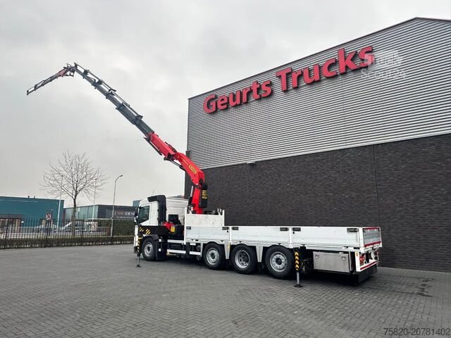 Camion-grue Volvo FM 480 8X2 + PALFINGER PK 42002 + JIB OJ 080 C ...