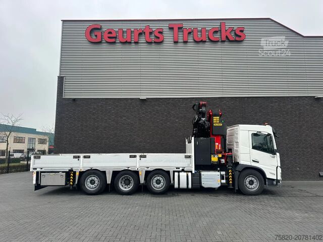 Camion-grue Volvo FM 480 8X2 + PALFINGER PK 42002 + JIB OJ 080 C ...