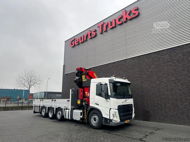 Camion-grue Volvo FM 480 8X2 + PALFINGER PK 42002 + JIB OJ 080 C ...