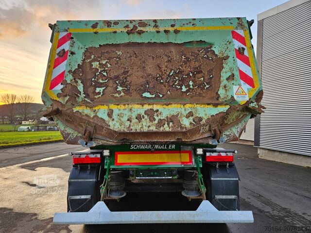 Semi-remorque benne Schwarzmüller K-Serie Stahlrundmulde