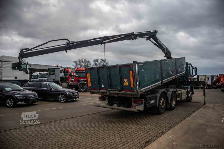 Camion-benne avec grue MAN TGS 26.440 BL + HMF 1520