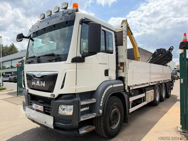 Автокран MAN TGS 35.440 8x4 TRIDEM + CRANE HIAB 288 E-6 HIPR...