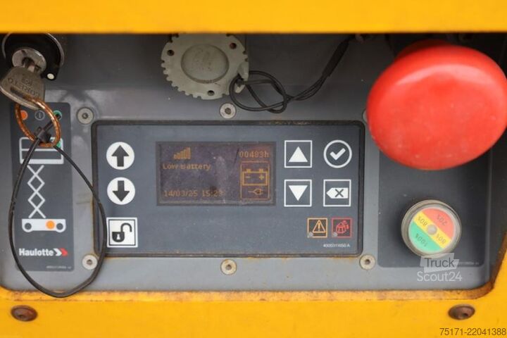 Makaslı kaldırma Haulotte Optimum 8 As-Is, Electric, 7.77m Working Height, 2
