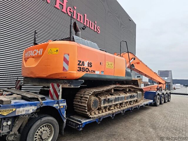 Raupenbagger Hitachi ZX 350 LCN-5B Long Reach 22 meter Topcon Laser ...