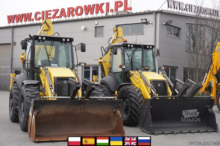 Rovokopač New Holland B 115 C backhoe loader/ 1000 MTH/ 2units