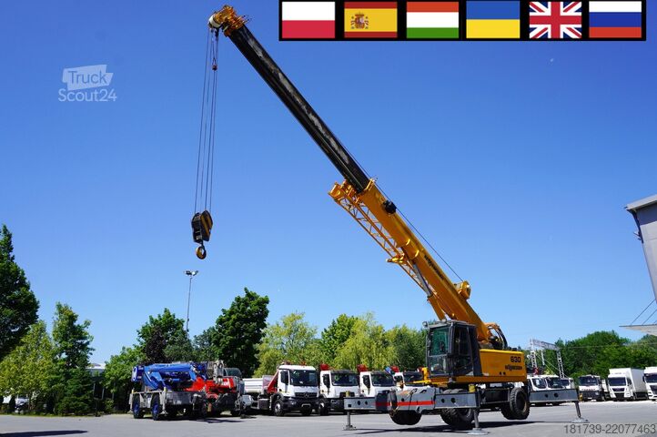 Terepdaru - 4 db Sennebogen 630 rough terrain crane / 30 m / 30 t