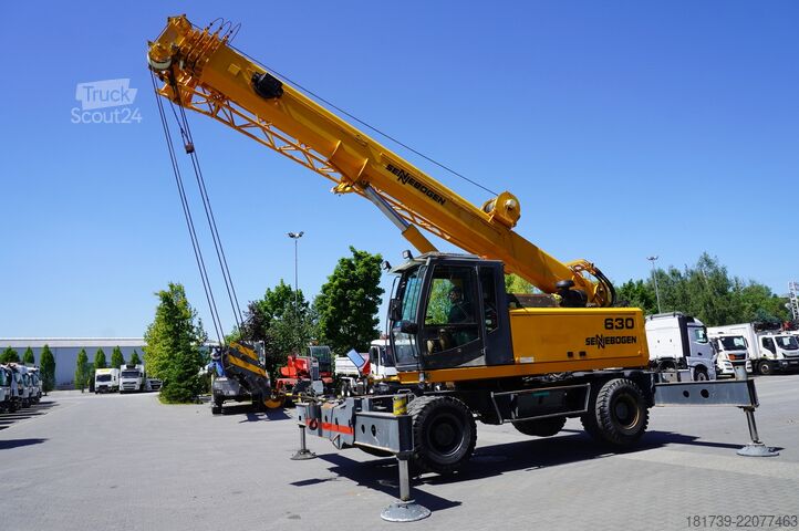 Terepdaru - 4 db Sennebogen 630 rough terrain crane / 30 m / 30 t