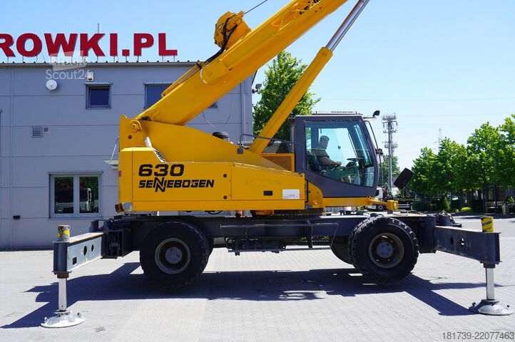 Terepdaru - 4 db Sennebogen 630 rough terrain crane / 30 m / 30 t