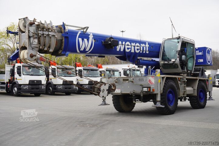 Terepdaru Grove RT550E rough terrain crane / 3000 mth!